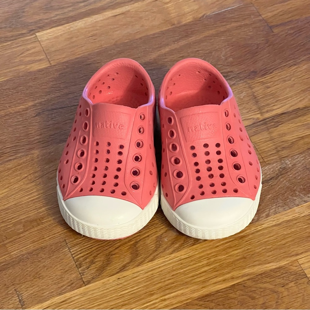 Native Baby/Toddler Shoes - Clover Pink & Shell White